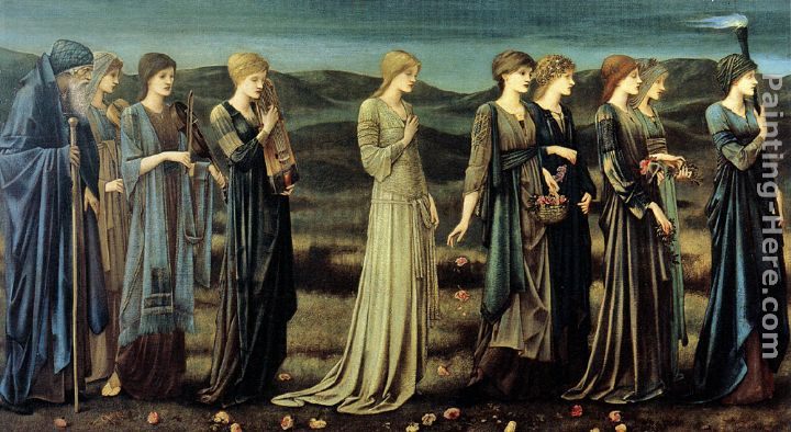 Edward Burne-Jones The Wedding of Psyche